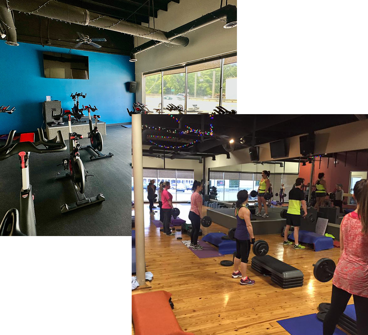 task-13 A gym with people working out in it