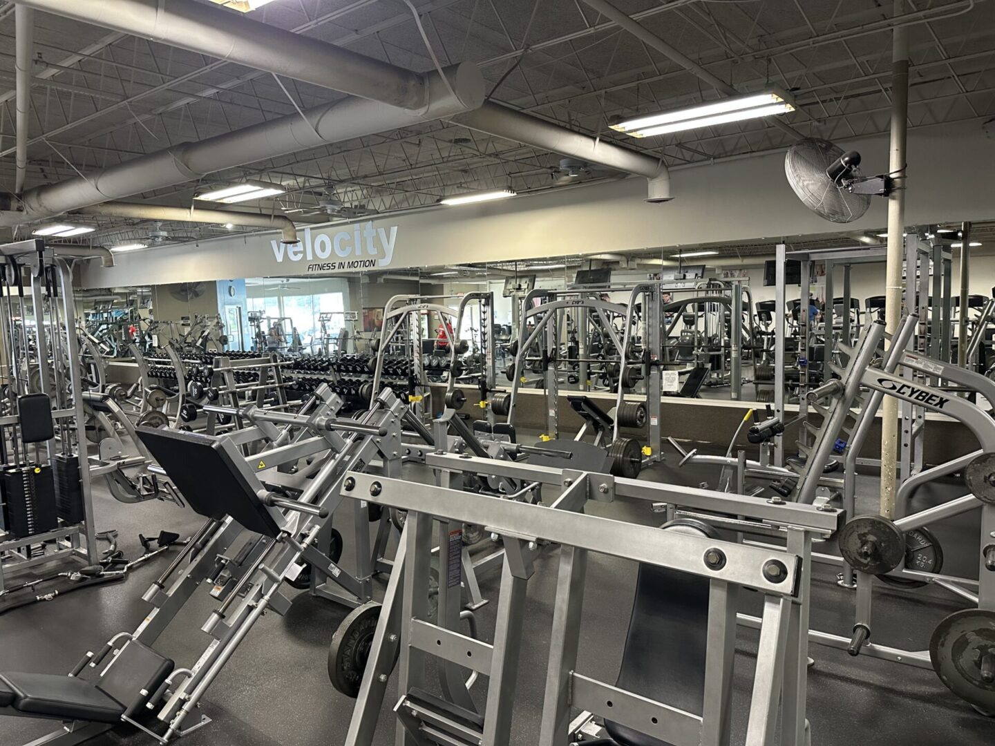 IMG_3231 A gym with many machines in it